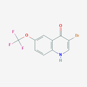 3-Bromo-4-hydroxy-6-trifluoromethoxyquinoline