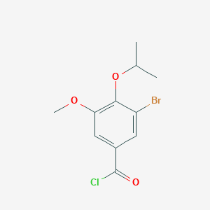 3-Bromo-4-isopropoxy-5-methoxybenzoyl chloride
