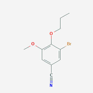 3-Bromo-5-methoxy-4-propoxybenzonitrile