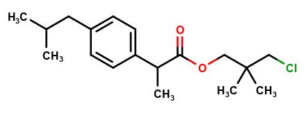 3-Chloro-2,2-dimethylpropyl 2-(4-isobutylphenyl)propanoate