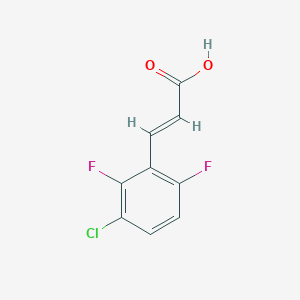 3-Chloro-2,6-difluorocinnamic acid