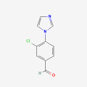 3-Chloro-4-(1-imidazolyl)benzaldehyde