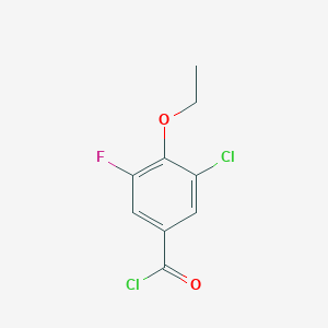3-Chloro-4-ethoxy-5-fluorobenzoyl chloride