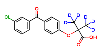 3-Chloro Fenofibric Acid-d6