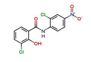 3-Chloro-N-(2-chloro-4-nitrophenyl)-2-hydroxybenzamide