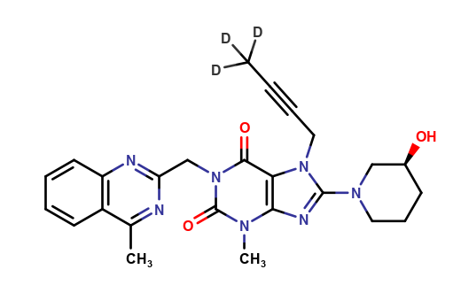 3-Deamino 3-Hydroxy Linagliptin-d3
