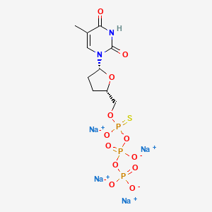 3-Deoxythymidine-5-O-(1-thiotriphosphate)