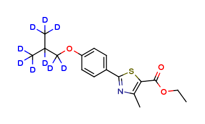 3-Descyano Febuxostat D9 Ethyl Ester