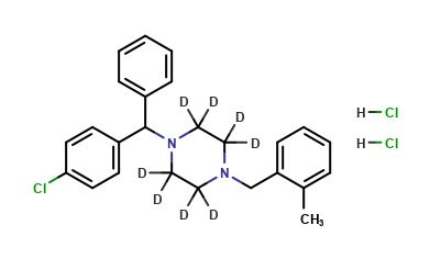3-Desmethyl 2-Methyl Meclizine-d8 Dihydrochloride