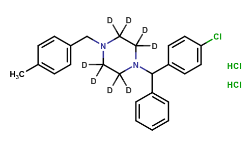 3-Desmethyl 4-Methyl Meclizine Dihydrochloride-d8