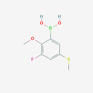 3-Fluoro-2-methoxy-5-methylthiophenylboronic acid