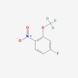 3-Fluoro-6-nitroanisole-d3