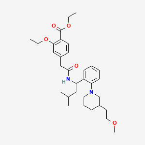 3-Hydroxy-3-O-methoxymethyl Repaglinide Ethyl Ester