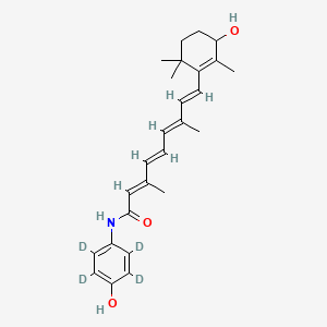 3-Hydroxy Fenretinide-d4
