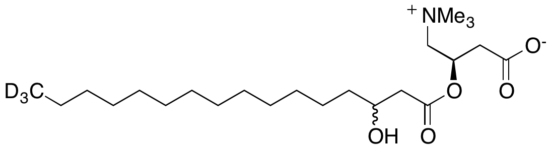 3-Hydroxyhexadecanoyl-d3-carnitine Chloride
