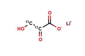 3-Hydroxypyruvic Acid-13C2 Lithium Salt