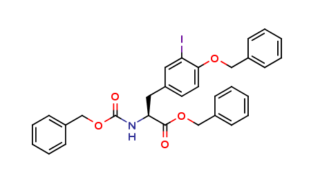 3-Iodo-N-[(benzyloxy)carbonyl]-O-benzyl-L-tyrosine Benzyl Ester