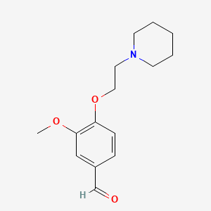 3-Methoxy-4-(2-piperidin-1-yl-ethoxy)-benzaldehyde
