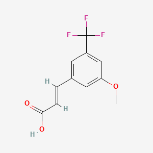 3-Methoxy-5-(trifluoromethyl)cinnamic acid