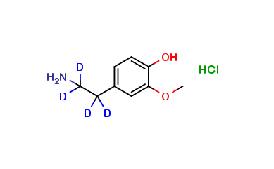 3-Methoxy Dopamine-d4 Hydrochloride