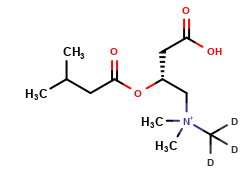 3-Methylbutyryl-L-carnitine-d3 HCl (N-methyl-d3)
