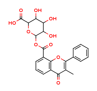 3-Methylflavone-8-carboxylic Acid Acyl-β-D-glucuronide