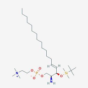 3-O-tert-Butyldimethylsilyl-D-erythro-sphingosylphosphorylcholine