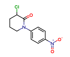 3-chloro-1-(4-nitrophenyl)piperidin-2-one