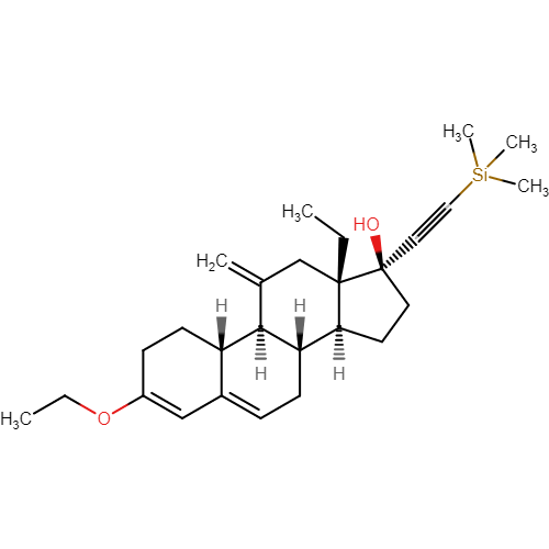 3-ethoxy-17-hydroxy-11-methylen-17α-trimethylsilylethinyl-13-ethylgona-3,5-diene