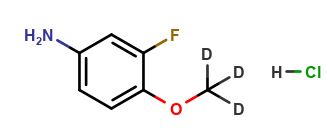 3-fluoro-4-(methoxy-d3)-Benzenamine hydrochloride