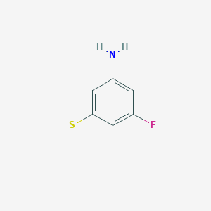 3-fluoro-5-(methylthio)aniline