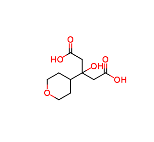 3-hydroxy-3-(tetrahydro-2H-pyran-4-yl)pentanedioic acid