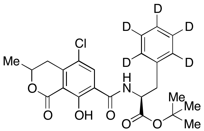3-rac-Ochratoxin A tert-Butyl Ester-d5