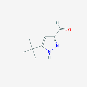 3-tert-Butyl-1H-pyrazole-5-carbaldehyde