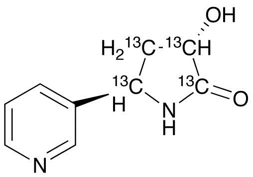 3-trans-Hydroxy Norcotinine-13C4 (2 : 1 = trans : cis)