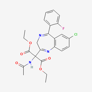3H-1,4-Benzodiazepine, propanedioic acid deriv.