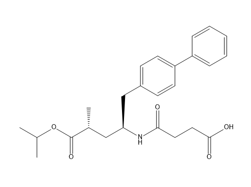 4-(((2S,4R)-1-([1,1'-Biphenyl]-4-yl)-5-isopropoxy-4-methyl-5-oxopentan-2-yl)amino)-4-oxobutanoic acid