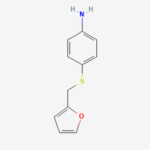 4-[(2-Furylmethyl)thio]aniline