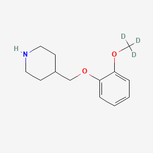 4-[(2-Methoxyphenoxy)methyl]piperidine-d3