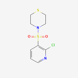 4-[(2-chloropyridin-3-yl)sulfonyl]thiomorpholine