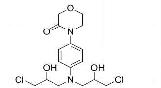 4-{ 4-[bis-(3-chloro-2-hydroxy-propyl)-amino]-phenyl}-morpholine-3-one [Mixture of isomers]