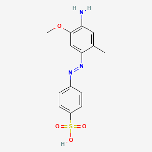 4-[(4-Amino-5-methoxy-2-methylphenyl)azo]benzenesulfonic acid
