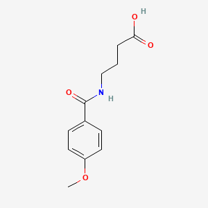 4-[(4-Methoxyphenyl)formamido]butanoic Acid