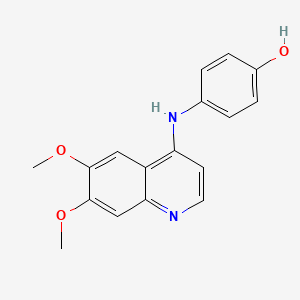 4-((6,7-dimethoxyquinolin-4-yl)amino)phenol