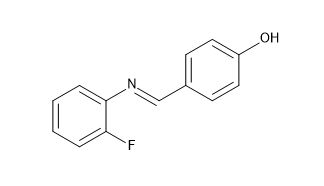 4-{(E)-[(2-fluorophenyl)imino]methyl}phenol