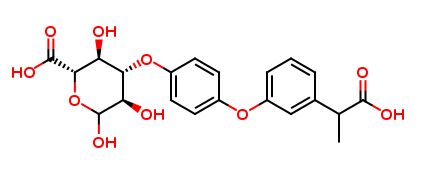 4'­ hydroxyfenoprofen glucuronide