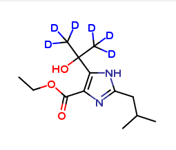 4-[1-Hydroxy-1-(methylethyl-d6)]-2-isobutyl-1H-imidazole-5-carboxylic Acid Ethyl Ester