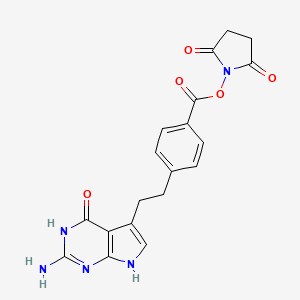 4-[2'-(7''-Deazaguanine)ethyl]benzoic Acid N-Hydroxysuccinimide Ester