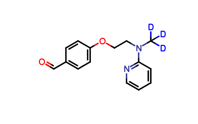 4-[2-((Methyl-d3)-2-pyridinylamino)ethoxy]benzaldehyde