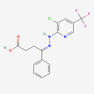 4-{2-[3-chloro-5-(trifluoromethyl)-2-pyridinyl]hydrazono}-4-phenylbutanoic acid